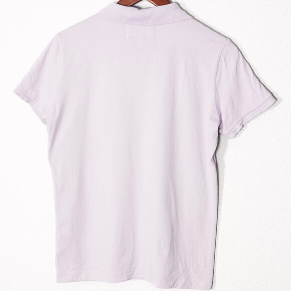 Orvis Lavender Cotton Polo Shirt Men’s Small Coastal Preppy Classic - Picture 2 of 6
